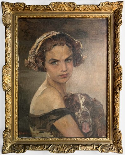 Antique belgian portrait - antique,
