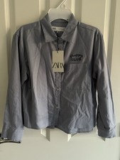 Zara Boys Blue Shirt Size UK