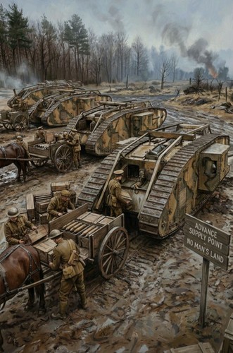 British ww1 mark 1v - ww1,