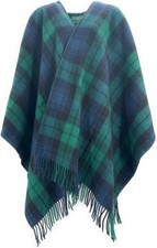 Tartan Cape Pure Wool Unisex