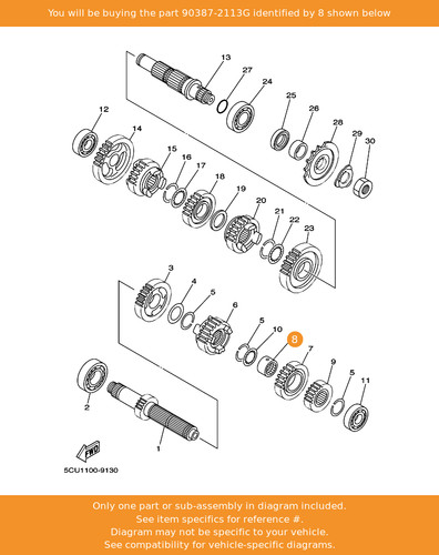 Yamaha collar 90387 2113g - yamaha, collar,