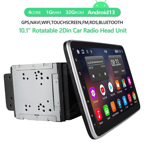Rotatable double 2din - 10.1",
