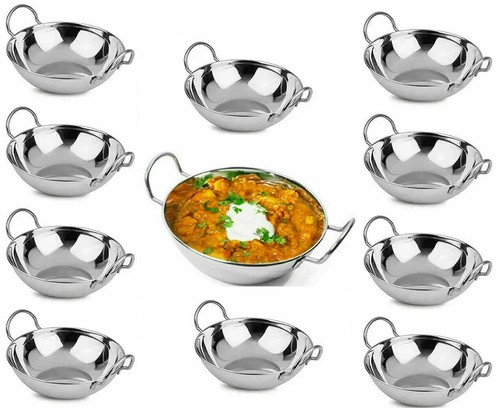15cm steel balti - 10, karahi