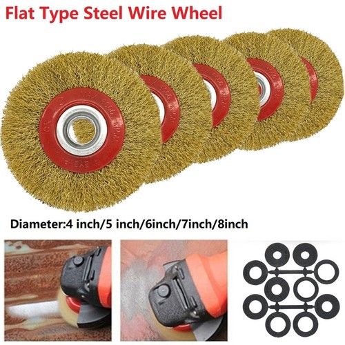 Precision wire brush wheel - wire,