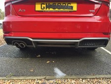 AUDI A3 8V S LINE COMPLETE REAR BUMPER RED LY3U A3 8V 3 DOOR 2017 2018 2019 2020