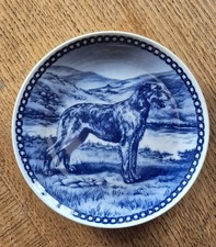 Irish Wolfhound Plate. Tove Svendsen Denmark.  19.5cm