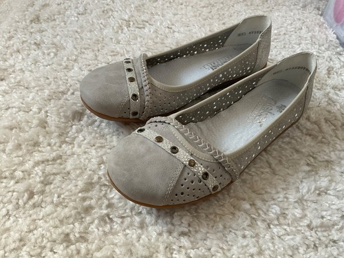 Rieker ladies pale grey - grey, and