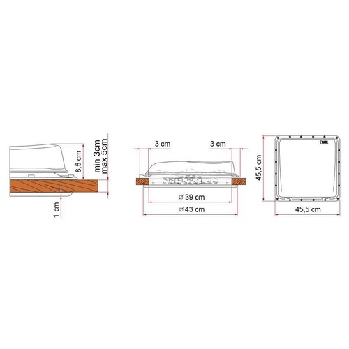 Fiamma roof vent - vent, crystal