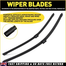 2x Wiper Blades (Pair) Flat /