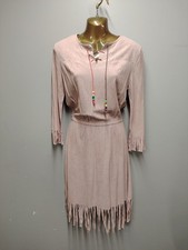 Ladies Vintage Native American Indian Fancy Dress 12 Wild West 
