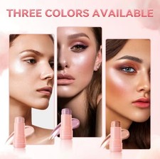 Face Highlighter Stick Makeup Cheekbones Illuminator Glitter Shimmer