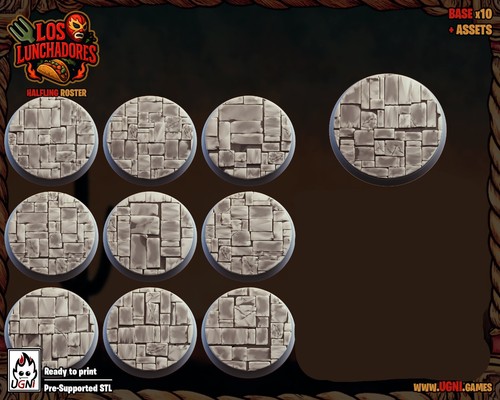 Los lunchadores bases x16 for - lunchadores,