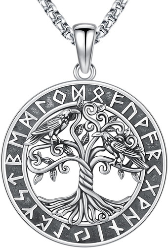 Viking raven crow tree - of, life