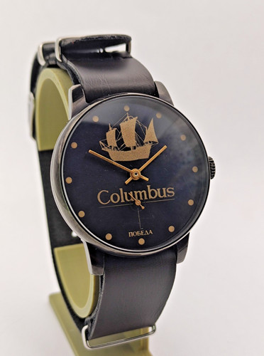 Pobeda vintage watch columbus - vintage,