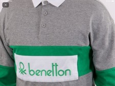Benetton Rugby Shirt Medium 