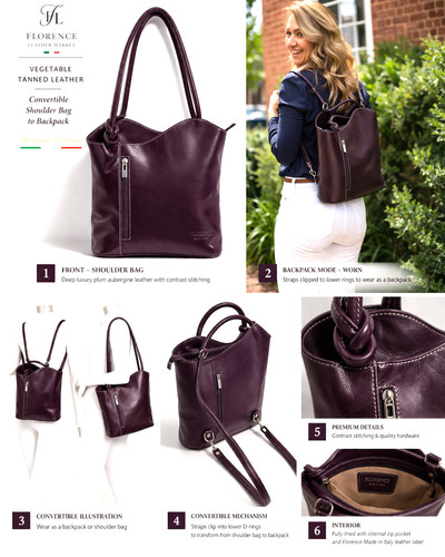 Italian calf leather large - calf,