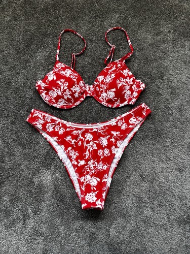 Bikini red floral xl - bn,