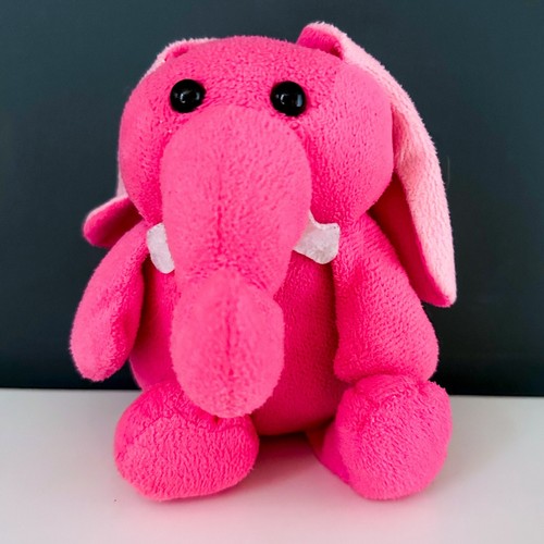 Pink elephant cuddly toy - pink,