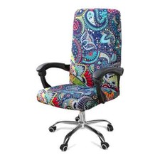 Computer Office Chair Covers Stretch Printed Soft Fit Universal Desk Rotating
