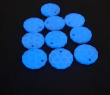 Shopping Trolley Token Coin £1  Glow In Dark Blue - Pack of 10 –