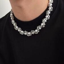 Punk Pearl Necklace Creative Choker Personalized Necklace For Men Women Daily