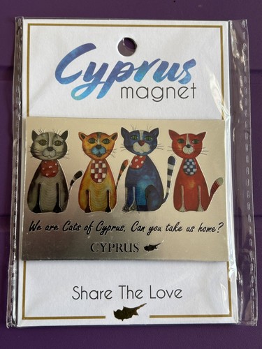 Cats cyprus fridge magnet - of,