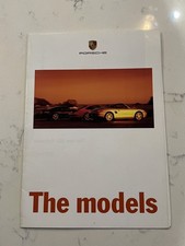 Porsche Fold Out Model Range