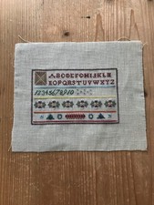 Unframed Alphabet and Number Sampler design
