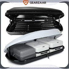 320l 400l 430l 450l Car Roof Top Box Gloss Black / White Large Top Cargo Travel