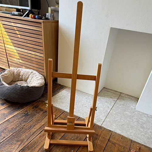 Adjustable wooden table - adjustable, table-top