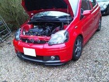 For Toyota Yaris MK1 Front Bumper Cup Chin Spoiler Lip Valance Trim Splitter