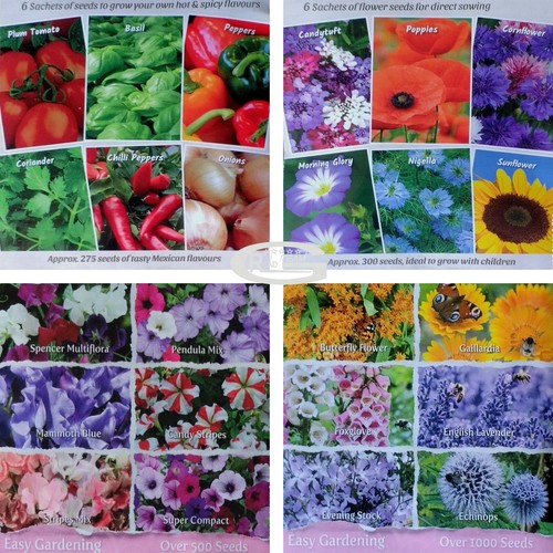 Flowers vegetables herbs seeds - flowers,