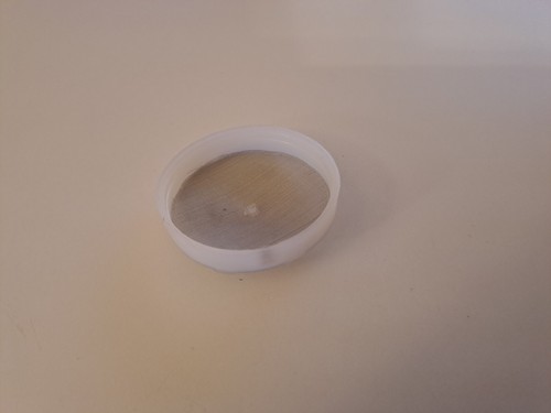 Strainer for waste - , oil