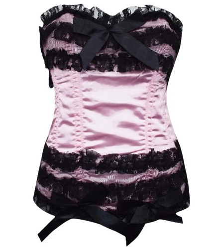 New black pink satin - &,