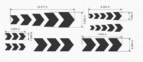 Chevron style bike frame - style,