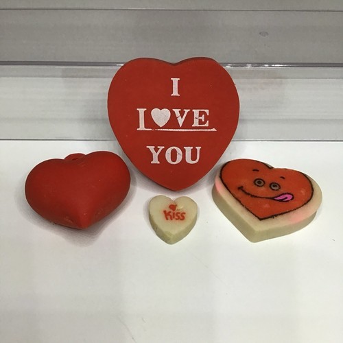 Vintage love you hearts - love,