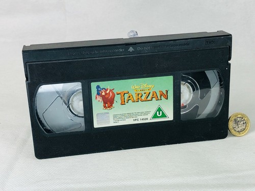 Vhs video tarzan disney tape - video,