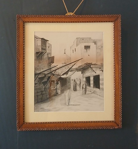 Middle eastern market scene - eastern,