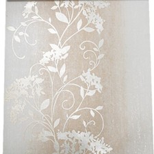 Metallic Leaf Floral Trail