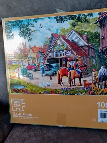 Corner piece puzzles - , old