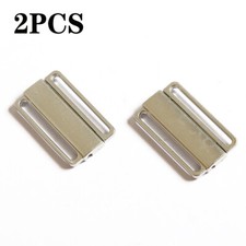 1 Pair of BIKINI CLIPS HOOK & Metal  CLASPS ~20mm   STRAP~ BRA FASTENER SWIMWEAR