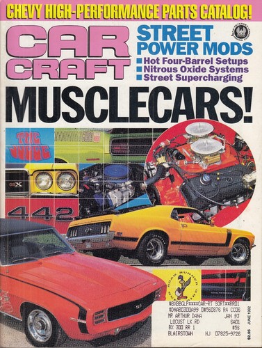 Car craft magazine june 1992 - craft,