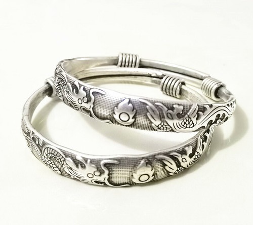 Rare miao silver carved - miao,