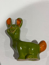 Goebel Cortendorf Comical Rabbit Reference 9428 Green Gloss Finish