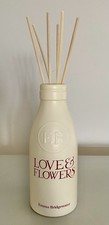 Emma Bridgewater Love & Flowers Decorative Reed Diffuser Vase Milk Bottle Cream