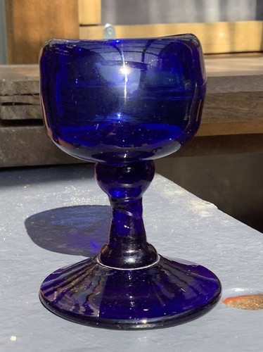 Antique glass bristol blue - antique,