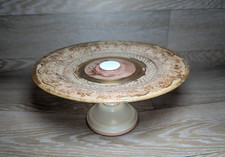 Glass Plate Vintage Cake Stand