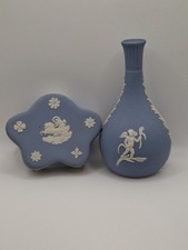 Wedgewood Blue Jasperware Vase