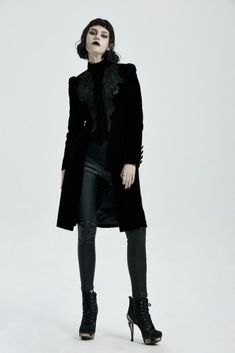 Women black velvet long - women’s,