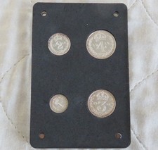 1912 KING GEORGE V 4 COIN MAUNDY SET